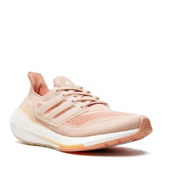 adidas Ultraboost 21 W Halo Blush Pink White Women Running size 6.5 - Picture 13 of 14